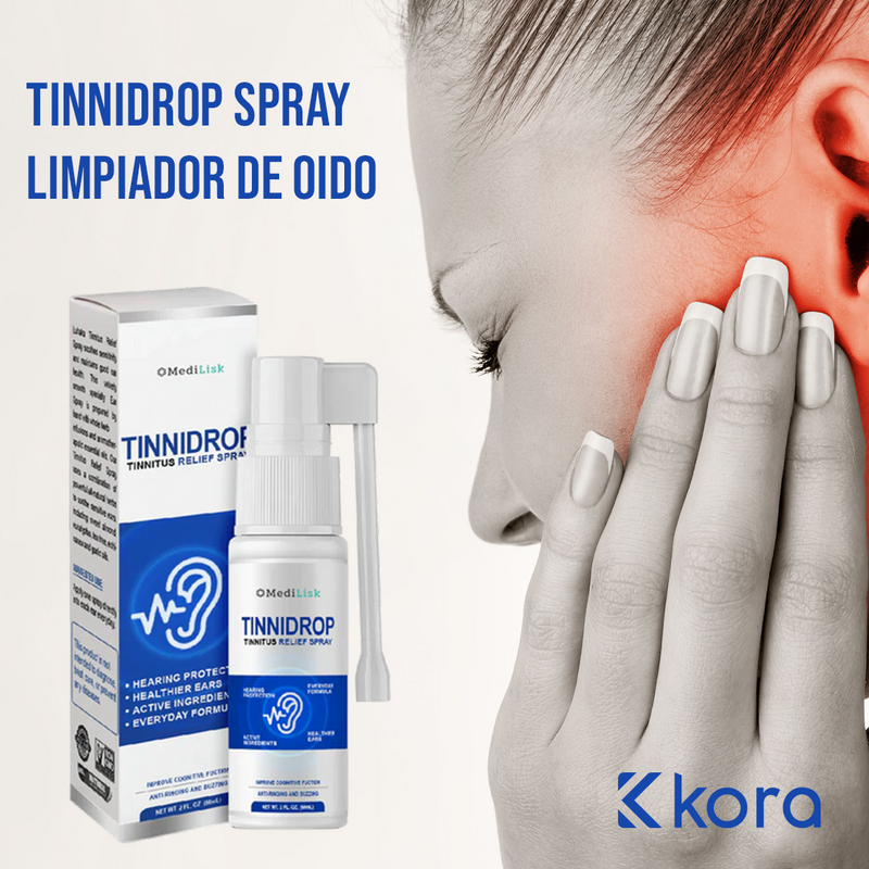 TINNIDROP SPRAY LIMPIADOR DE OIDO - Compre 1 y Reciba 2